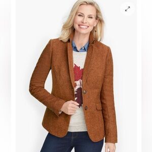 CLASSIC SHETLAND BLAZER - BICOLOR HERRINGBONE